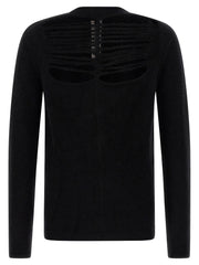 Rick Owens Black Wool Cardigan