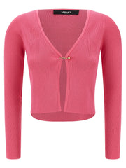Versace Fuchsia Viscose Cardigan