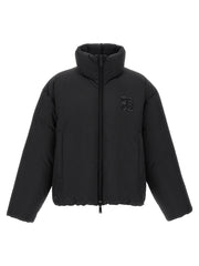 Dsquared² Black Polyester Full-Length Jacket