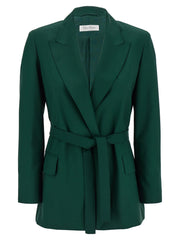 Max Mara Bicolor Virgin Wool Blazer