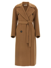 'S Max Mara Brown Virgin Wool Coat