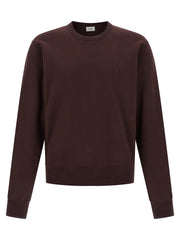 Saint Laurent Bordeaux Cotton Sweatshirt