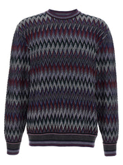 Missoni Blue Wool Cardigan