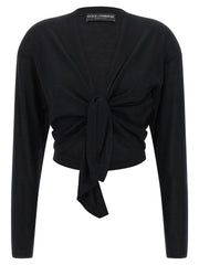 Dolce & Gabbana Black Cashmere Cardigan