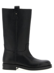 Church's Black Calfskin Over The Knee