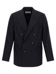 Dries Van Noten Blue Wool Blazer