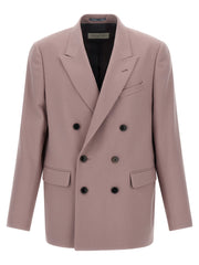 Dries Van Noten Purple Wool Blazer