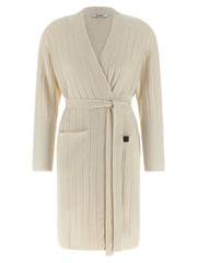 Max Mara White Cashmere Cardigan