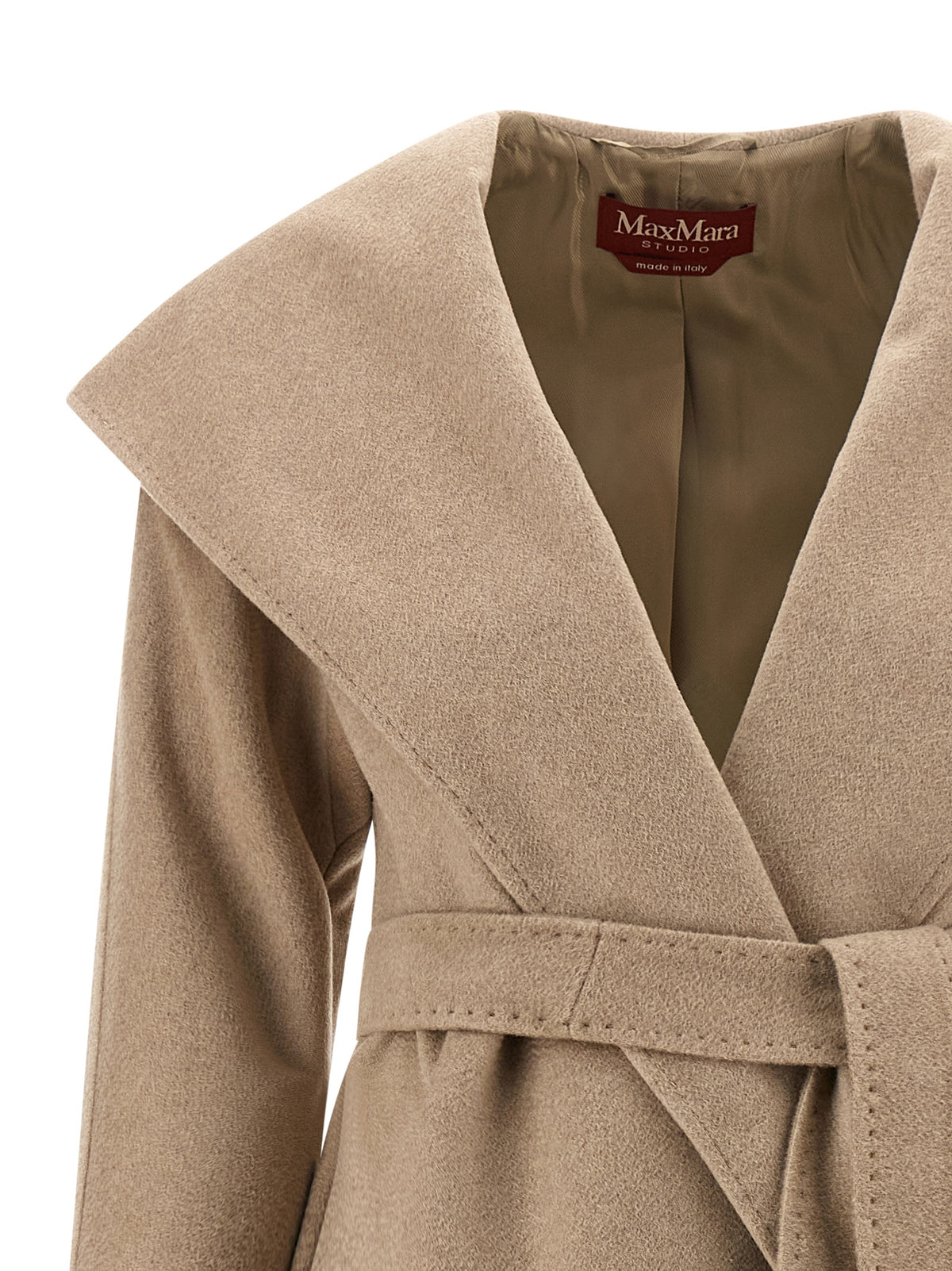 Max Mara Beige Cashmere Coat for Women