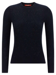 Max Mara Blue Silk Cardigan