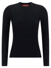 Max Mara Black Silk Cardigan