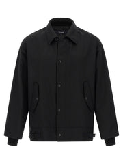Comme Des Garçons Black Polyester Full-Length Jacket