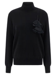 Ferragamo Black Virgin Wool Cardigan
