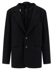 MM6 Maison Margiela Black Virgin Wool Blazer