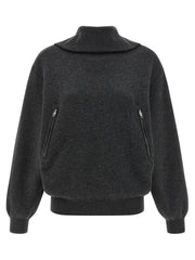 Balenciaga Gray Wool Cardigan
