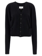 Maison Margiela Black Wool Cardigan
