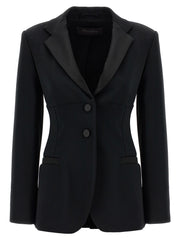 Max Mara Black Viscose Blazer
