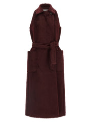 Max Mara Bordeaux Wool Coat