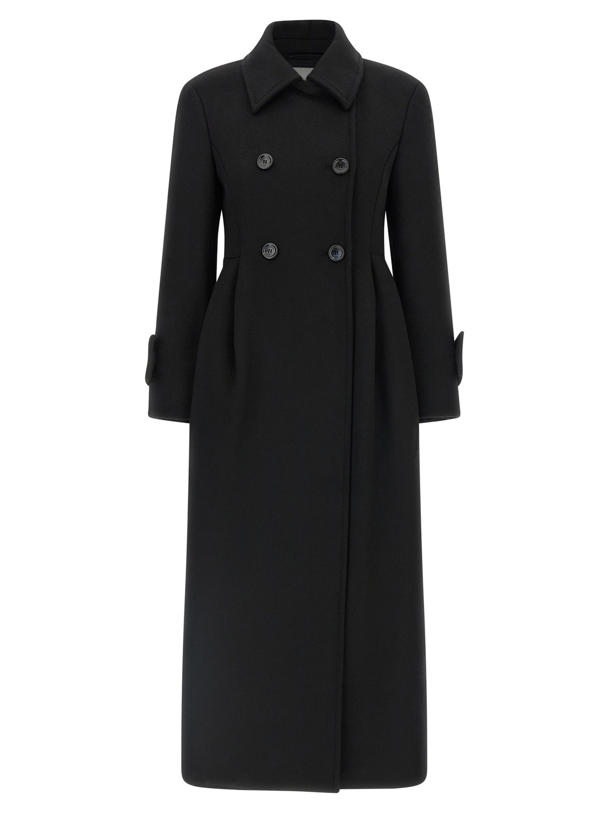 Max Mara Black Wool Coat for Women