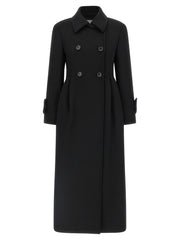 Max Mara Black Wool Coat for Women
