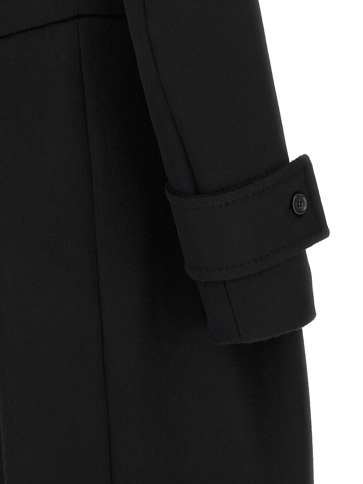 Max Mara Black Wool Coat for Women