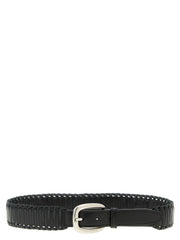 Golden Goose Black Cowhide Regular Belt