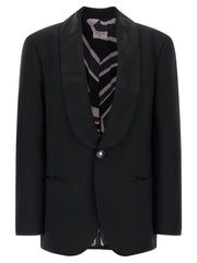 Emilio Pucci Black Virgin Wool Blazer