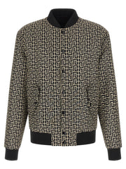 Balmain Black Polyamide Bomber
