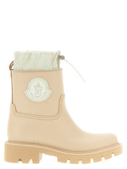 Moncler Beige Pvc Ankle Boots