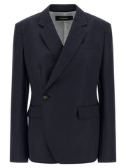 Dsquared² Blue Cotton Blazer