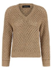 Fabiana Filippi Brown Cotton Cardigan