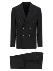 Pal Zileri Black Wool Two-Piece Suit