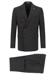 Pal Zileri Gray Viscose Two-Piece Suit