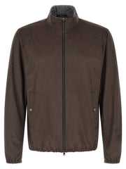 Herno Brown Polyester Jacket