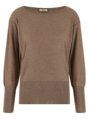 Herno Brown Viscose Cardigan