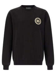 Dolce & Gabbana Black Cotton Sweatshirt