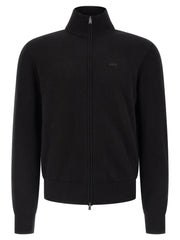 Hugo Boss Black Cotton Cardigan