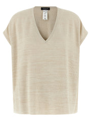 Fabiana Filippi Gold Cotton Cardigan