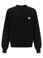 Dolce & Gabbana Black Cotton Sweatshirt