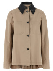 Sportmax Beige Polyester Coat