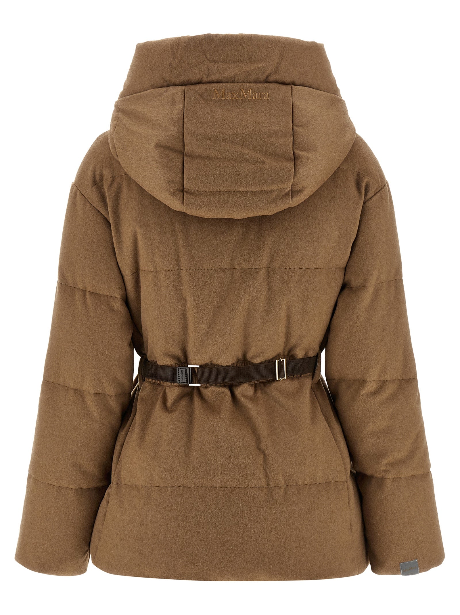 Max Mara Brown Camel Hair  Full-Length Jacket