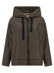 Max Mara Brown Polyester Shell Jacket