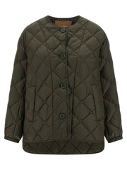 Max Mara Bicolor Polyamide Full-Length Jacket