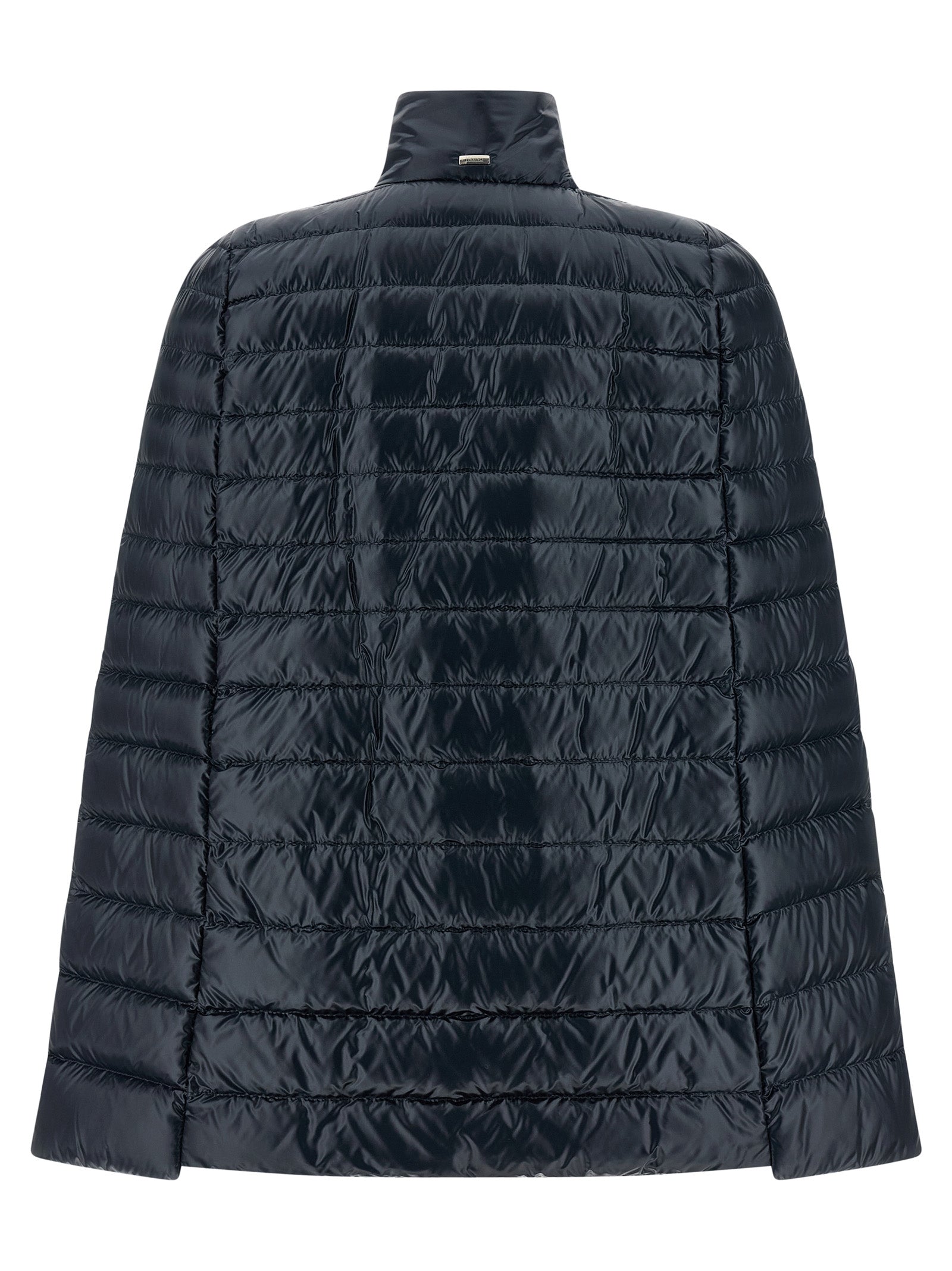 Herno Blue Polyamide Coat for Women