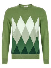 Ballantyne Bicolor Cotton Cardigan
