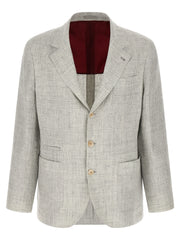 Brunello Cucinelli Beige Linen Blazer