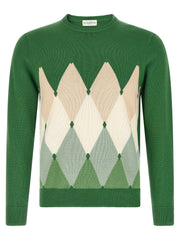 Ballantyne Bicolor Cotton Cardigan