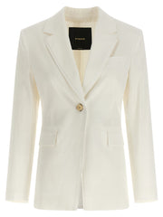 PINKO White Linen Blazer
