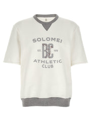 Brunello Cucinelli White Cotton Sweatshirt
