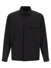 Herno Black Polyamide Shell Jacket